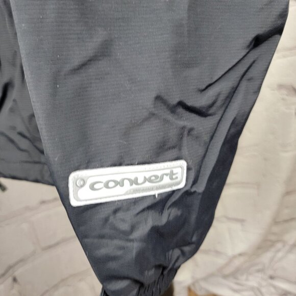 COLUMBIA Convert Ski Jacket Womens L Waterproof Insulated Black Retro Vintage - Picture 8 of 13